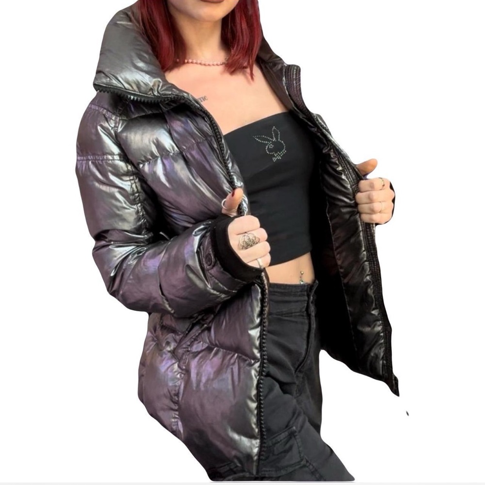 S13 Silver Puffer Jacket